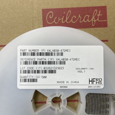 Coilcraft Induktor Daya Terlindung Arus Tinggi Kehilangan daya rendah 4.7UH XAL4030-472MEC
